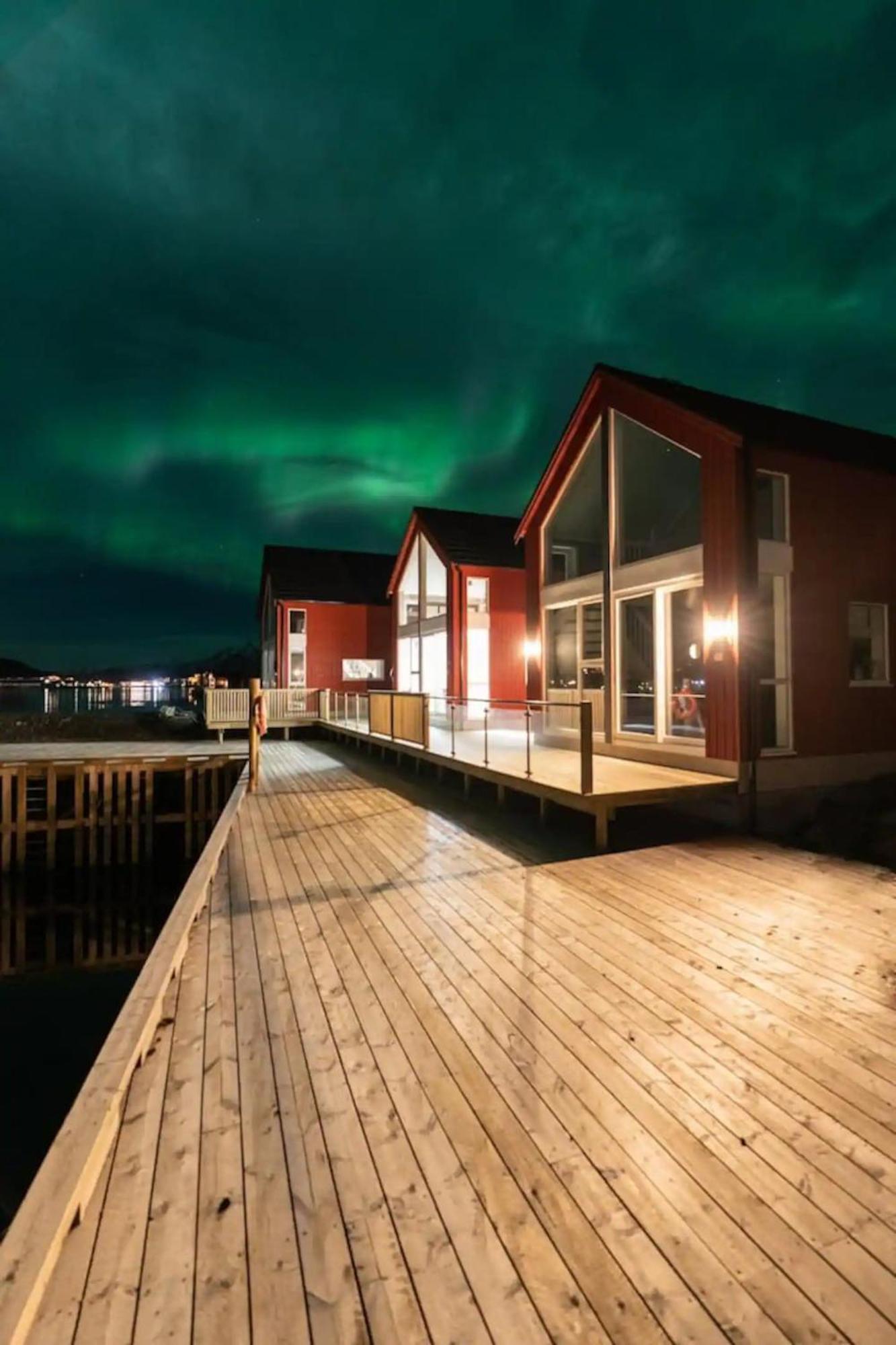 Spektakulaer Rorbu I Autentiske Omgivelser Ballstad Exteriér fotografie